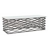 Zuo Modern Duchess Coffee Table White and Antique Bronze - Angled View