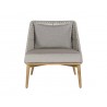 Sunpan Andria Lounge Chair - Palazzo Taupe - Front Angle
