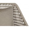 Sunpan Andria Lounge Chair - Palazzo Taupe - Front Closeup Angle