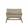 Sunpan Bari Lounge Chair in Natural And Stinson White - Back View - Sunpan Bari Lounge Chair in Natural And Stinson White - Back View