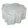 Zuo Modern Kortha Coffee Table Antique Silver - Top Angled - Zuo Modern Kortha Coffee Table Antique Silver - Top Angled