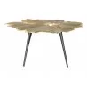 Zuo Modern Gingko Coffee Table Antique Brass - Side - Zuo Modern Gingko Coffee Table Antique Brass - Side