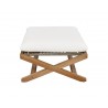 Sunpan Bari Stool in Natural And Stinson White - Side