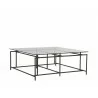 Sunpan Bellagio Coffee Table - Square - Angled - Sunpan Bellagio Coffee Table - Square - Angled