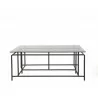Sunpan Bellagio Coffee Table - Square - Front - Sunpan Bellagio Coffee Table - Square - Front
