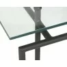 Sunpan Bellagio Coffee Table - Square - Edge Close-up - Sunpan Bellagio Coffee Table - Square - Edge Close-up