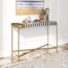 Zuo Modern Saber Console Table in Multicolor - Lifestyle