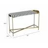 Zuo Modern Saber Console Table in Multicolor - With Dimension - Zuo Modern Saber Console Table in Multicolor - With Dimension