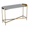 Zuo Modern Saber Console Table in Multicolor - Angled