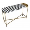Zuo Modern Saber Console Table in Multicolor - Back Angled