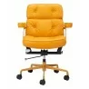 Zuo Modern Smiths Office Chair Yellow - Front View - Zuo Modern Smiths Office Chair Yellow - Front View