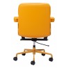 Zuo Modern Smiths Office Chair Yellow - Back View