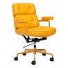 Zuo Modern Smiths Office Chair Yellow - Angled View