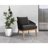 Sunpan Capri Lounge Chair In Natural And Gracebay Grey - Lifestyle