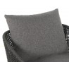 Sunpan Capri Lounge Chair In Natural And Gracebay Grey - Seat Back