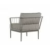 Sunpan Catania Armchair In Grey And Palazzo Taupe - Back Angle - Sunpan Catania Armchair In Grey And Palazzo Taupe - Back Angle
