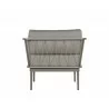 Sunpan Catania Armchair In Grey And Palazzo Taupe - Back View - Sunpan Catania Armchair In Grey And Palazzo Taupe - Back View