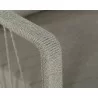 Sunpan Catania Armchair In Grey And Palazzo Taupe - Arm Close-Up - Sunpan Catania Armchair In Grey And Palazzo Taupe - Arm Close-Up