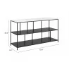 Zuo Modern Singularity Console Table White and Black - With Dimension - Zuo Modern Singularity Console Table White and Black - With Dimension