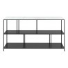 Zuo Modern Singularity Console Table White and Black - Front