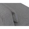 Sunpan Carbonia Swivel Lounge Chair In Fontelina Grey - Seat Back Close-up
