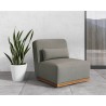 Sunpan Carbonia Swivel Lounge Chair In Palazzo Taupe - Lifestyle