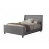 Alpine Furniture Amber California King Bed in Grey Linen - Angled - Alpine Furniture Amber California King Bed in Grey Linen - Angled