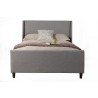 Alpine Furniture Amber California King Bed in Grey Linen - Front