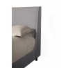 Alpine Furniture Amber California King Bed in Grey Linen - Headboard Angled