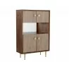 Sunpan Chamberlaine Highboard - Angled - Sunpan Chamberlaine Highboard - Angled