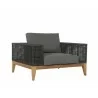 Sunpan Salerno Armchair Grey  - Sunpan Salerno Armchair Grey 