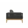 Sunpan Salerno Armchair Grey Side - Sunpan Salerno Armchair Grey Side