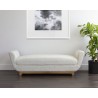 Sunpan Benicio Bench in Rhea Light Barleybellevue Bench And Abbington Black / Bravo Black - Lifestyle