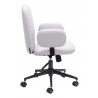 Zuo Modern Lionel Office Chair in Beige - Side