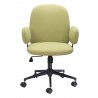 Zuo Modern Lionel Office Chair in Olive Green - Front