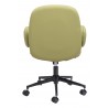 Zuo Modern Lionel Office Chair in Olive Green - Back View