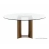 Sunpan Denver Dining Table Base - Round - Front - Sunpan Denver Dining Table Base - Round - Front