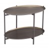 Zuo Modern Bronson Coffee Table Bronze - Angled View