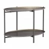 Zuo Modern Bronson Coffee Table Bronze - Side Angled - Zuo Modern Bronson Coffee Table Bronze - Side Angled