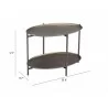 Zuo Modern Bronson Coffee Table Bronze - With DImensions - Zuo Modern Bronson Coffee Table Bronze - With DImensions