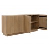 Sunpan Cove Sideboard - Angled with Drawer Opened