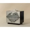 Sunpan Arlington Nightstand - Front View with Decor - Sunpan Arlington Nightstand - Front View with Decor