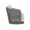 Allariz Swivel Armchair in Warm Grey and Gracebay Light Grey - Side - Allariz Swivel Armchair in Warm Grey and Gracebay Light Grey - Side