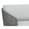 Allariz Swivel Armchair in Warm Grey and Gracebay Light Grey - Arm Close-up - Allariz Swivel Armchair in Warm Grey and Gracebay Light Grey - Arm Close-up