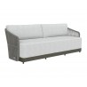 Sunpan Allariz Sofa in Warm Grey and Gracebay Light Grey - Angled