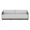 Sunpan Allariz Sofa in Warm Grey and Gracebay Light Grey - Front