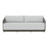 Sunpan Allariz Sofa in Warm Grey and Gracebay Light Grey - Front Angle