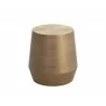 Sunpan Creed Side Table In Antique Gold - Side - Sunpan Creed Side Table In Antique Gold - Side