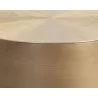 Sunpan Creed Side Table In Antique Gold - Edge Close-up - Sunpan Creed Side Table In Antique Gold - Edge Close-up