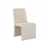 Sunpan Cascata Dining Chair In Effie Linen - Angled View